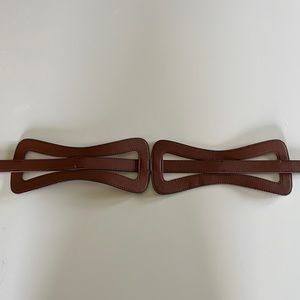 Bcbg maxazria cognac belt in medium